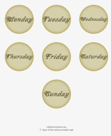 Days Of The Week Letter Printable, HD Png Download, Free Download