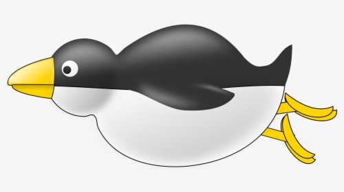 Penguin Clipart Flying - Penguin Clipart Swimming, HD Png Download, Free Download