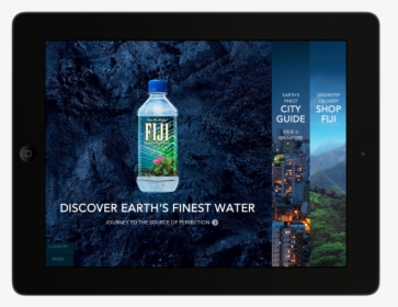 Fiji Home Ipad Landscape - Fiji Water In Dubai, HD Png Download, Free Download
