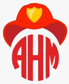 Fireman"s Hat Monogram Topper, HD Png Download, Free Download