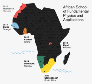 Map Of Africa Showcasing Various Asp Locations - Map Of Africa Vector Png, Transparent Png, Free Download