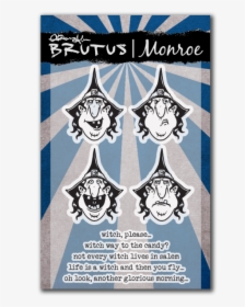Brutus Monroe, Clear Stamps, Witch Please - Brutus Monroe Terrys Trains, HD Png Download, Free Download