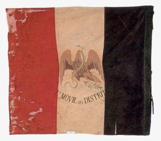 Banderas Del 2º Móvil De Distrito - Bandera De Mexico De 1846, HD Png Download, Free Download