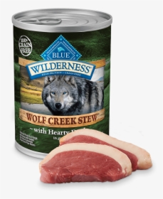 Blue Wilderness Wolf Creek Stew Hearty Duck Stew Dog - Blue Buffalo Canned Dog Food Salmon, HD Png Download, Free Download
