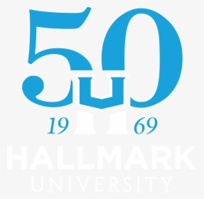 Hallmark University 50th Anniversary Logo - Graphic Design, HD Png Download, Free Download
