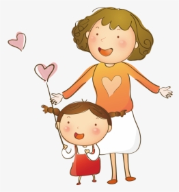 Psd Happy Mother Day Cartoon Png, Transparent Png, Free Download