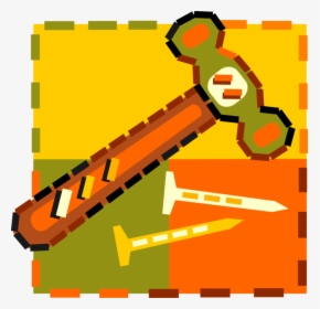 Vector Illustration Of Ball-peen Machinist Hammer Used - Illustration, HD Png Download, Free Download