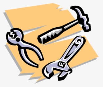 Vector Illustration Of Hammer, Pliers And Adjustable - Science Olympiad Sounds Of Music Log, HD Png Download, Free Download
