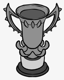 Club Penguin Wiki - Monsters University Scare Games Trophy, HD Png Download, Free Download