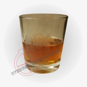 Black Hearted Whiskey Glass - Old Fashioned Glass, HD Png Download, Free Download