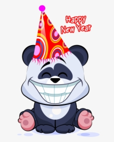 Happy New Year - Stickers De Panda Para Whatsapp, HD Png Download, Free Download