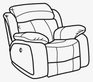 Armchair Drawing Recliner Chair Clip Art Download - Reclining Chair Clip Art, HD Png Download, Free Download