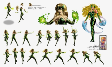 Click To View Full Size - Enchantress In Marvel, HD Png Download, Free Download