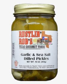 Garlic & Sea Salt Pickles - Food, HD Png Download, Free Download