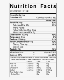 Nacho-supreme Nutritionlabel - Brown Rice Nutrition Facts, HD Png Download, Free Download