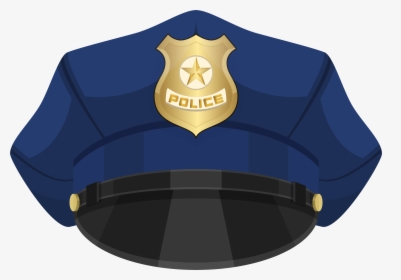 Police Clipart Frame - Dibujo De Sombrero De Policia, HD Png Download, Free Download
