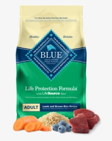 Life Protection Formula Adult Lamb & Brown Rice Recipe - Blue Buffalo Life Protection Formula Adult Chicken, HD Png Download, Free Download