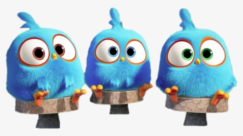 Angry Birds Blues Sitting On Mushrooms - Angry Birds Blues Png, Transparent Png, Free Download