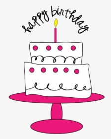 Birthday Cupcake Cupcakes Clipart Free Best Transparent - Pink Birthday Cake Clip Art Free, HD Png Download, Free Download