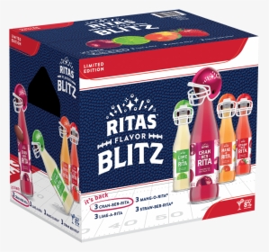 Ritas Nfl Blitz Variety Pack - Rita's Alcohol Bottles, HD Png Download, Free Download