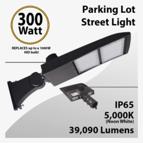 Street Light Parking Lot Light 300w 39090lm 5000k Ul - Seat Belt, HD Png Download, Free Download