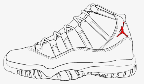 jordans shoes drawing