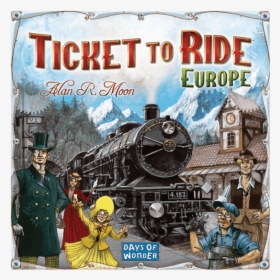 Ticket To Ride New Board Game Europe, HD Png Download, Free Download