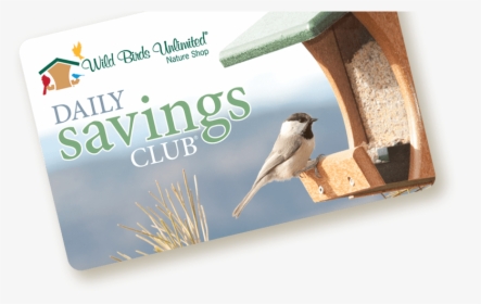 Daily Savings Club Card Graphic, Wild Birds Unlimited, - Daily Savings Club, HD Png Download, Free Download