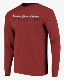 Alabama Comfort Colors L/s Frisbee Dog Tee - Long-sleeved T-shirt, HD Png Download, Free Download