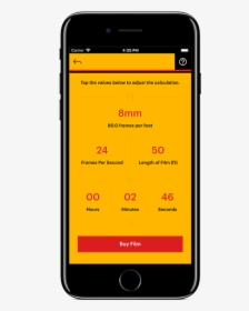 Film Calc 2018 - Kodak 8mm Film App, HD Png Download, Free Download