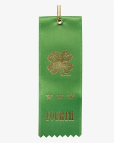 Green Fourth Place Ribbon - Placemat, HD Png Download, Free Download