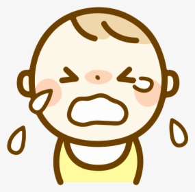 Boy Crying Cartoon Image - イラスト Ac 麦 赤ちゃん, HD Png Download, Free Download