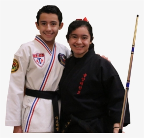 Brother And Sister In Karate Uniforms - Japanese Martial Arts, HD Png Download, Free Download