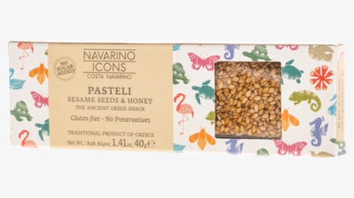 Sesame Seed Bar With Honey Pasteli Navarino Icons 40gr, HD Png Download, Free Download
