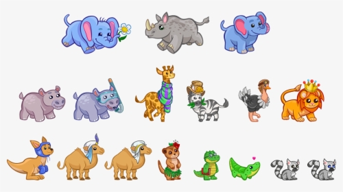 Cute Animal Stickers Pages, HD Png Download, Free Download