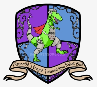 Robot Dinosaur Crest, HD Png Download, Free Download