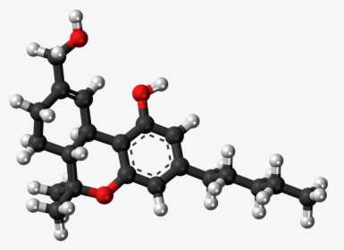 Thc Molecular Structure 3d, HD Png Download, Free Download
