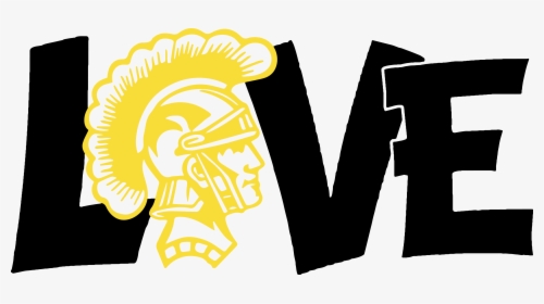 School Mascot Love T-shirts - Carrollton Trojan Football T Shirt Design, HD Png Download, Free Download