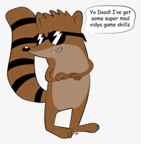 Transparent One Cool - Rigby Tails, HD Png Download, Free Download