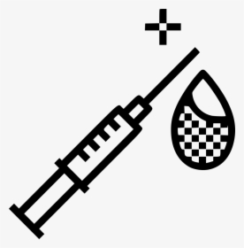 Injection Vaccine Drop Syringe - Icon, HD Png Download, Free Download