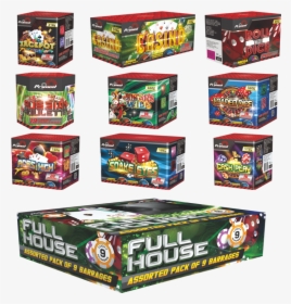 Full House Firework Pack, HD Png Download, Free Download