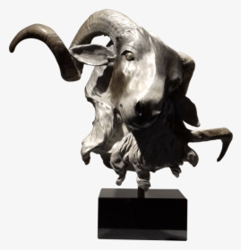 Scottish Blackface Ram Barry Davies Rca - Bronze Sculpture, HD Png Download, Free Download