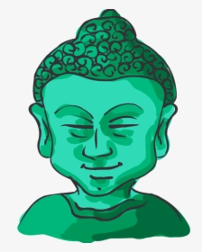 Buddha Face Cliparts, HD Png Download, Free Download
