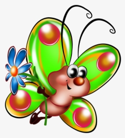 0 10c8d1 31d9b0b6 Orig Cartoon Butterfly, Butterfly - Мультяшные Бабочки, HD Png Download, Free Download