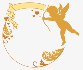 Clipart Wallpaper Blink - Cupid Frame, HD Png Download, Free Download