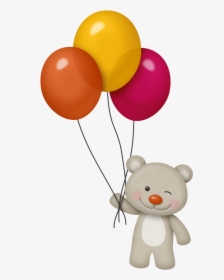 El Png Pinterest Happy - Teddy Bear Balloon Clipart Png, Transparent Png, Free Download