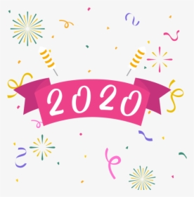 Transparent New Year 2020 Text Line Font For Happy - Surprise Party Clip Art, HD Png Download, Free Download