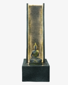 Slate Water Fountain With Lord Buddha Statue For Home, HD Png Download, Free Download