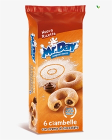 Ciambelle Con Crema Di Cioccolato - Mr. Day, HD Png Download, Free Download
