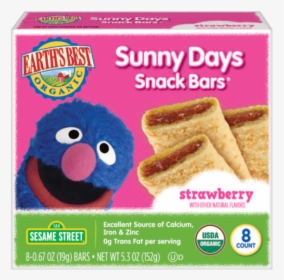 Earths Best Organic Sesame Street Sunny Days Snack - Sunny Days Snack Bars, HD Png Download, Free Download